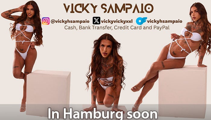 London ts escort Vicky Sampaio