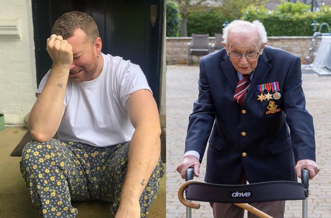 Captain Tom Moore is a hero who’s raised millions for the NHS. People bullying Sam Smith in his name should be ashamed